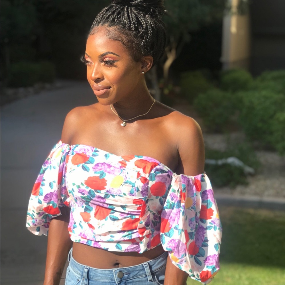 Summer nights floral shirt